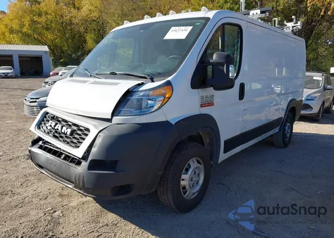 2021 Ram Promaster 2500 Low Roof 136 Wb from USA, damaged, VIN 3C6LRVVGXME574017